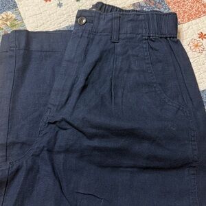 Deep Blue  Wide Leg Trousers